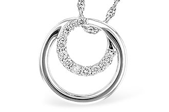 L318-70877: NECKLACE .15 TW