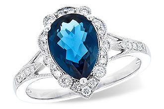 L318-70895: LDS RG 2.25 LONDON BLUE TOPAZ 2.47 TGW (10x7 PS)