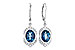 L318-72704: EARR 2.45 LONDON BLUE TOPAZ 2.64 TGW