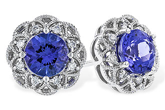 L319-58177: EARR 1.45 TW TANZANITE 1.56 TGW