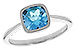 L319-61731: LDS RG 1.45 CT SWISS BLUE TOPAZ