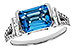 L319-61759: LDS RG 2.64 BLUE TOPAZ 3.00 TGW (9x7MM BT)
