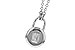 L319-61777: NECKLACE .19 EMERALD CUT (18")