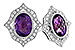 L319-61795: EARR 2.12 TW AMETHYST 2.36 TGW (8x6 MM AMY)