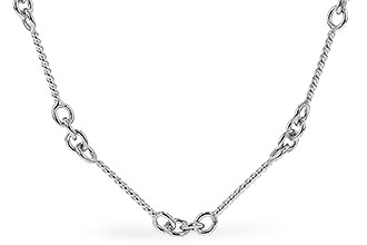 L320-46286: TWIST CHAIN (16IN, 0.8MM, 14KT, LOBSTER CLASP)
