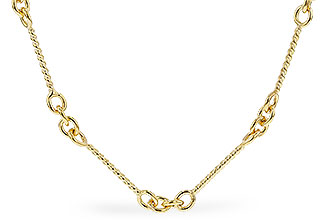 L320-46286: TWIST CHAIN (16IN, 0.8MM, 14KT, LOBSTER CLASP)