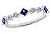 L320-50822: LDS WED RG .25 SAPPHIRE .30 TGW