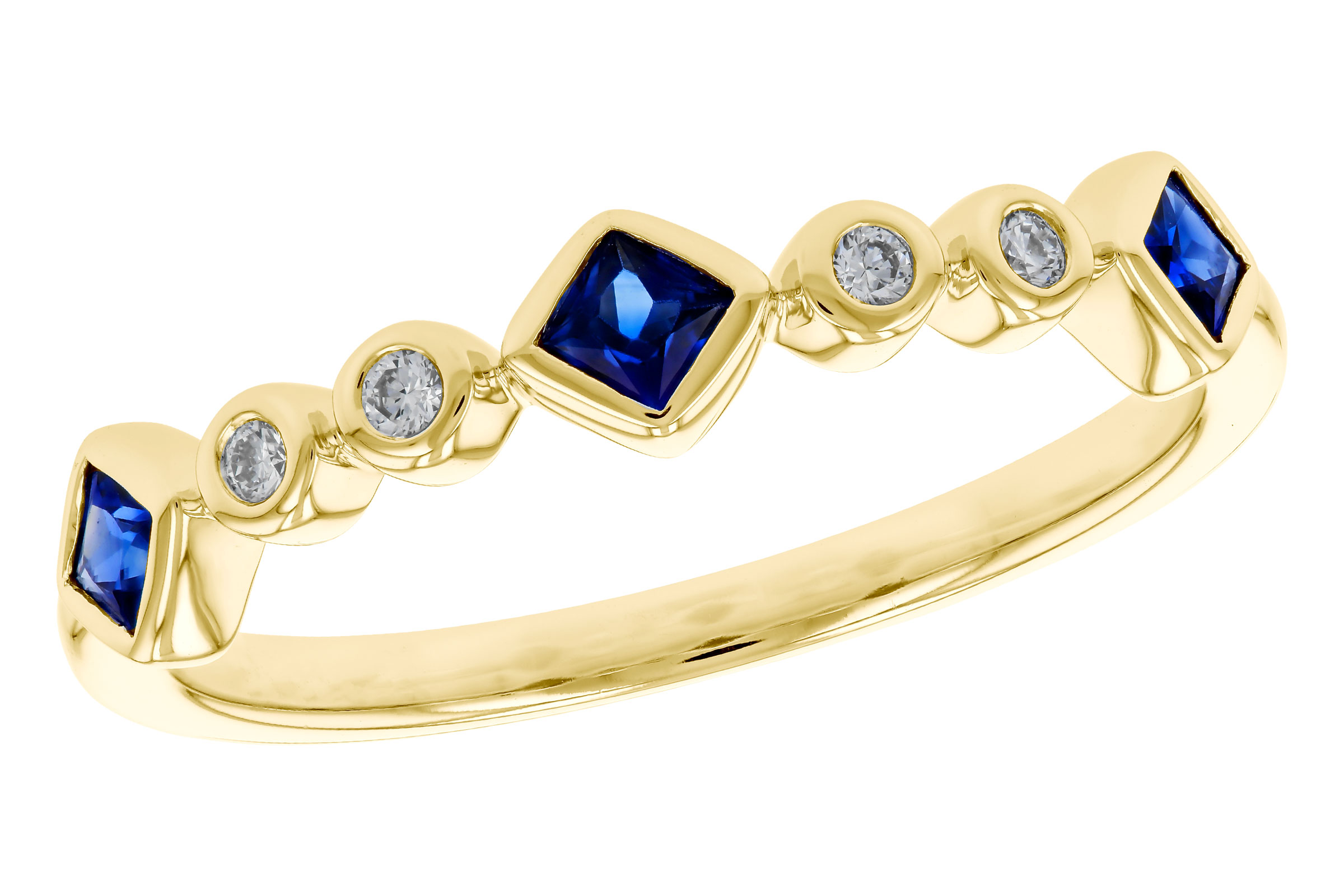 L320-50822: LDS WED RG .25 SAPPHIRE .30 TGW