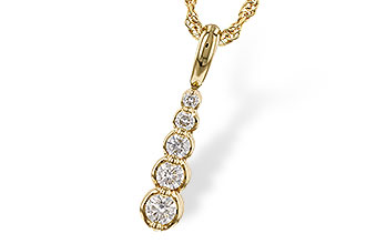 L320-51759: NECKLACE .25 TW