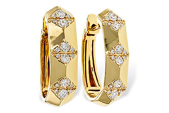 L320-52677: EARRINGS .50 TW