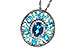L320-52704: NECK 3.02 TW BLUE TOPAZ 3.10 TGW (7x5MM LBT CTR)
