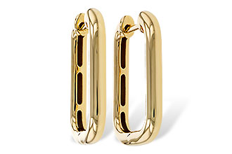 L320-52722: GOLD EARRINGS (23MM)