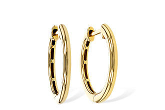 L320-53559: GOLD EARRINGS (16MM)