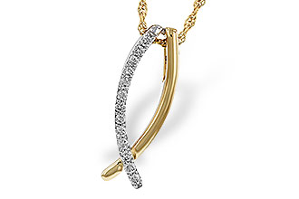 L320-53568: NECKLACE .25 TW