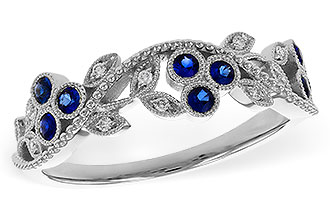 L320-54459: LDS WED RG .23 SAPPHIRE .29 TGW