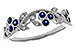 L320-54459: LDS WED RG .23 SAPPHIRE .29 TGW