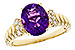 L321-37204: LDS RG 2.12 AMETHYST 2.26 TGW (10x8MM AMY)
