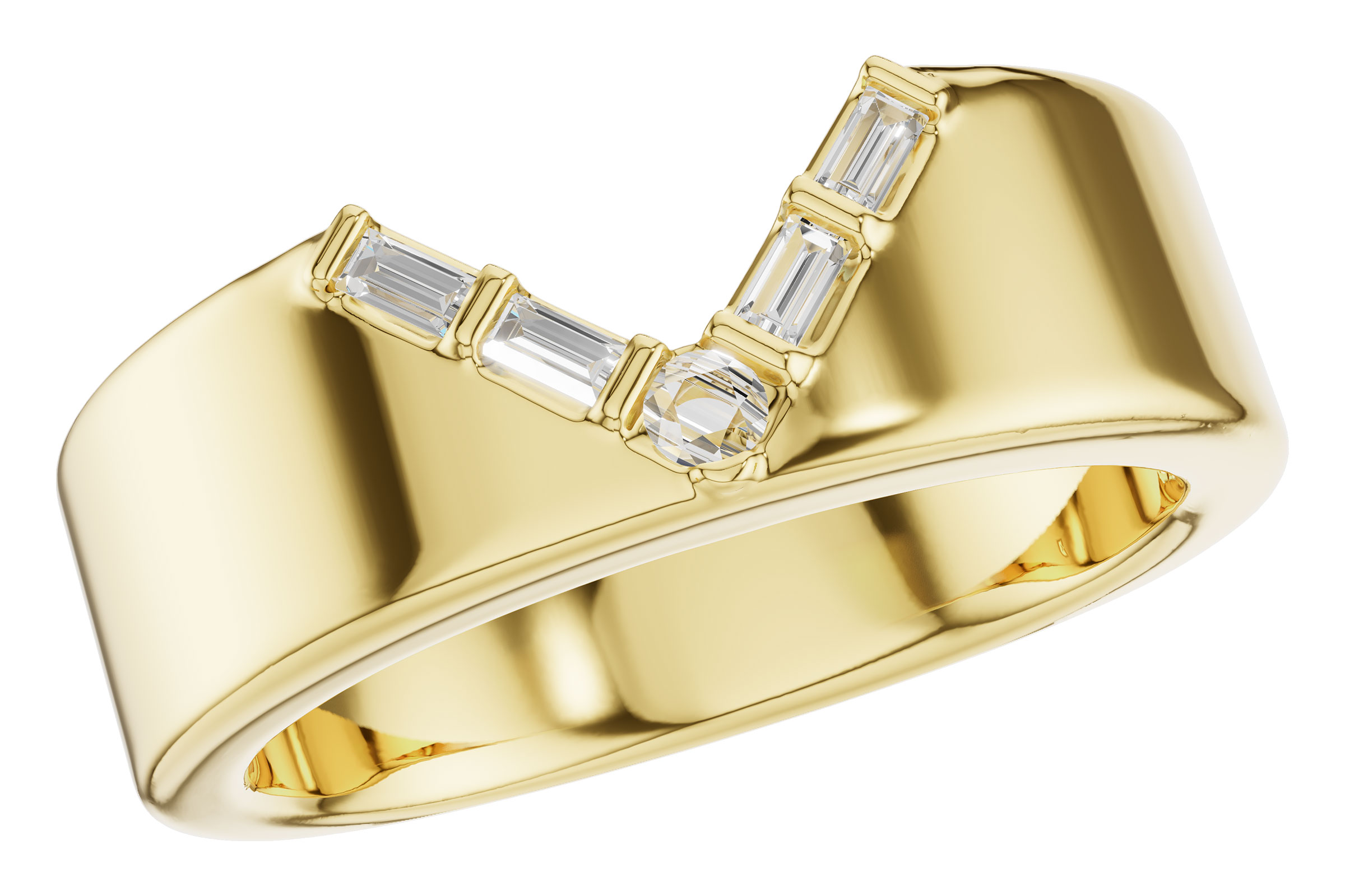 L321-38122: LDS DIA WED RG .07 BAGUETTE .11 TW