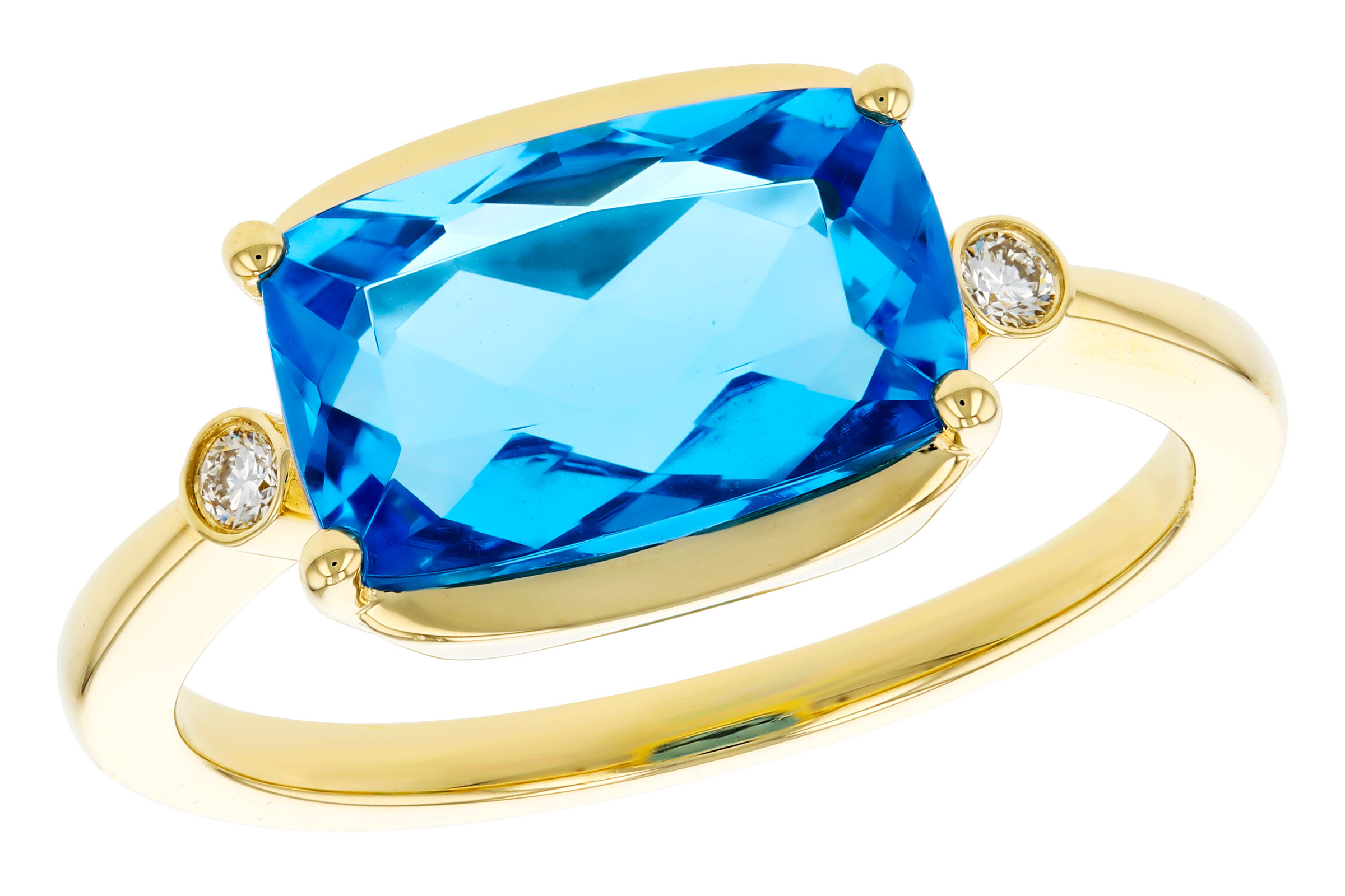 L321-39013: LDS RG 2.88 BLUE TOPAZ 2.92 TGW (11x7MM BT)
