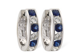 M046-85368: EARRINGS 1.22 SAPH 2.06 TGW