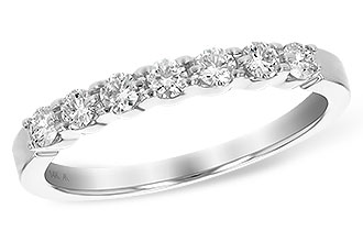 M229-59913: LDS DIA WED RG .33 TW (7 STONES)