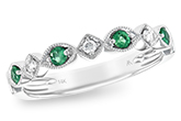 M230-53631: LDS WED RG .15 EMERALD .21 TGW