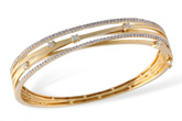 M231-37222: BANGLE BRACELET .91 TW