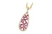 M234-12695: NECK .39 RUBY .52 TGW