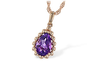 M235-04522: NECKLACE 1.06 CT AMETHYST