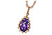 M235-04522: NECKLACE 1.06 CT AMETHYST