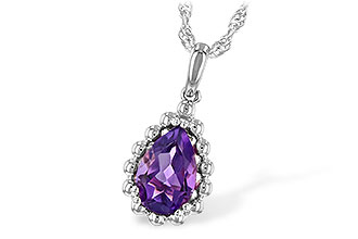 M235-04522: NECKLACE 1.06 CT AMETHYST