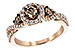 M235-07222: LDS DIA RG .23 BROWN CTR .97 TW