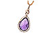 M235-09086: NECK 3.91 AMETHYST 4.10 TGW