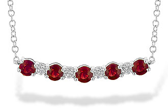 M235-99913: NECK .58 TW RUBY .70 TGW