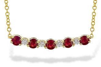 M235-99913: NECK .58 TW RUBY .70 TGW