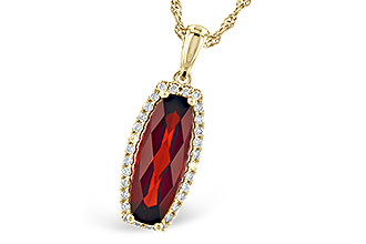 M318-66340: NECK 1.75 GARNET 1.87 TGW