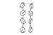 M318-68113: EARR .12 TW BAGUETTES .70 TW