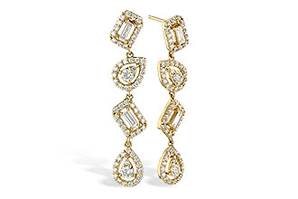 M318-68113: EARR .12 TW BAGUETTES .70 TW