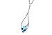 M318-68131: NECK .82 BLUE TOPAZ 1.05 TGW