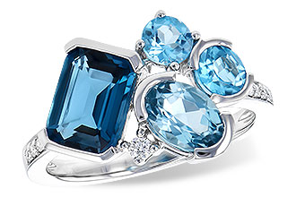 M318-70859: LDS RG 3.08 BLUE TOPAZ TW 3.15 TGW
