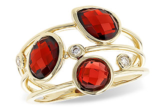 M319-57195: LDS RG 3.07 TW GARNET 3.12 TGW