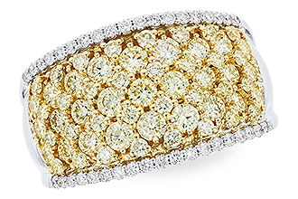 M319-58131: LDS DIA WED RG 1.53 YELLOW DIAS 1.75 TW