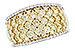 M319-58131: LDS DIA WED RG 1.53 YELLOW DIAS 1.75 TW