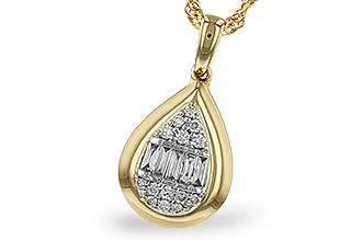 M319-63568: NECKLACE .08 BAG .16 TW