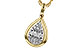 M319-63568: NECKLACE .08 BAG .16 TW