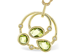 M320-46286: NECKLACE 2.20 PERIDOT 2.26 TGW