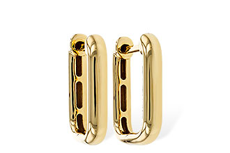 M320-52722: GOLD EARRINGS (15MM)