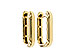 M320-52722: GOLD EARRINGS (15MM)