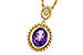 M320-54486: NECKLACE 1.38 AMETHYST 1.40 TGW (9x7MM AMY)