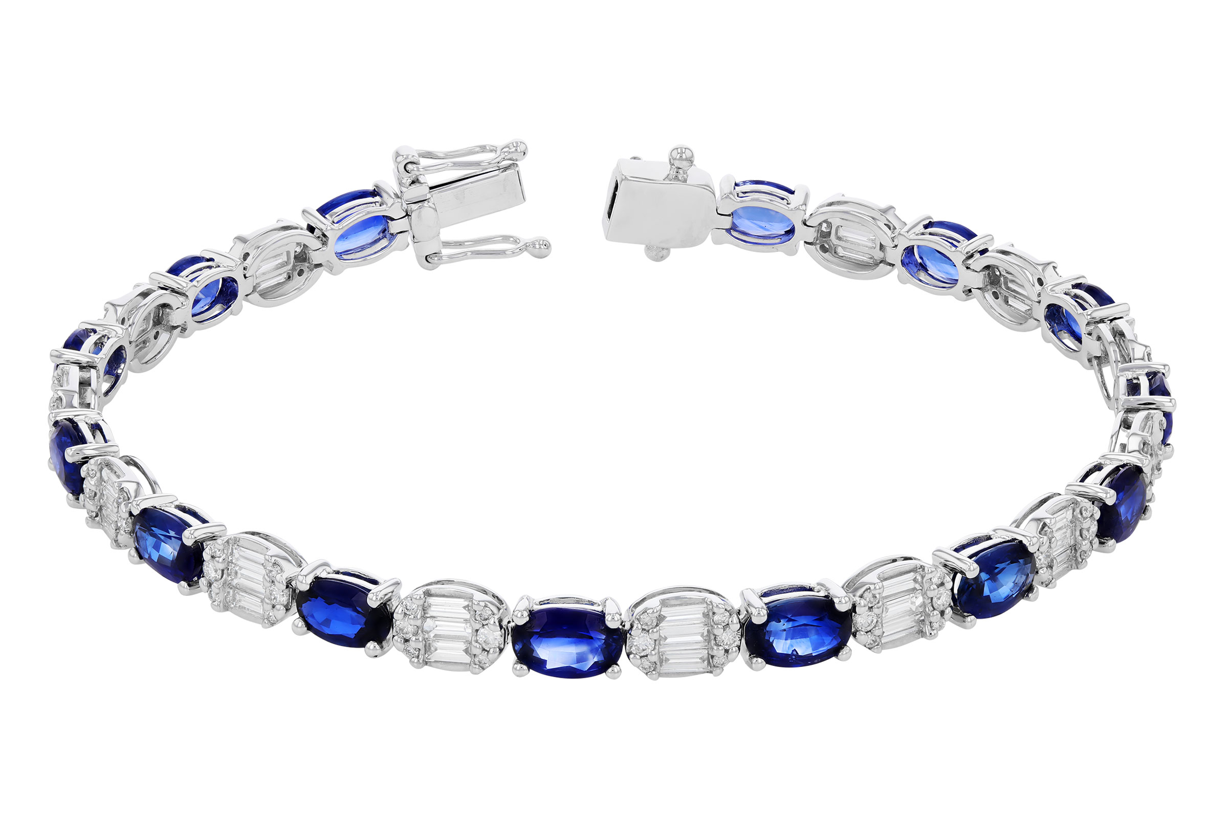 M321-38177: BRACELET 7.28 TW SAPPHIRE 8.98 TGW (7")